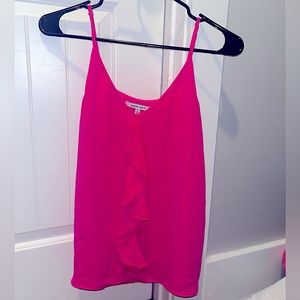 Hot pink dressy tank shirt! Super cute and only worn a few times!